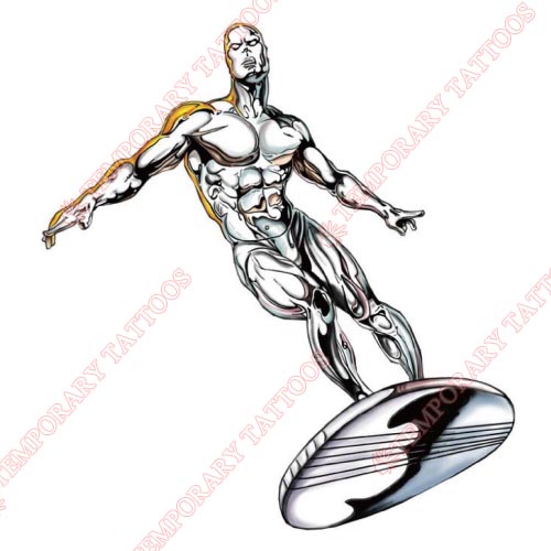Silver Surfer Customize Temporary Tattoos Stickers NO.496